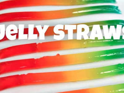 DIY RAINBOW Konnyaku Jelly Straws Recipe - You Made What?!