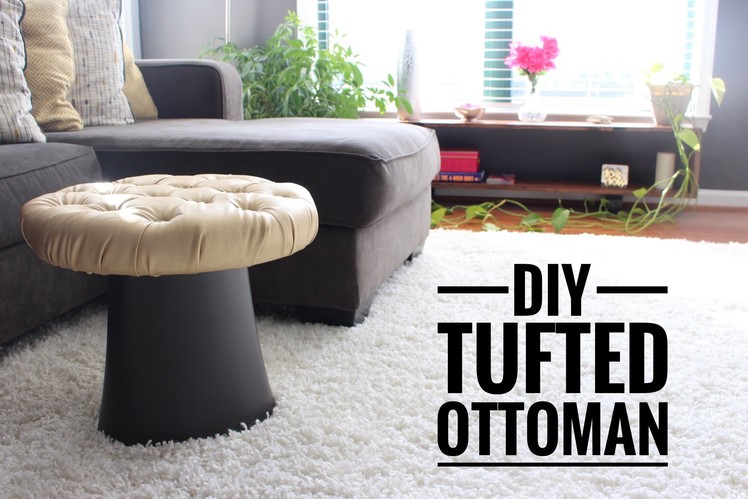 DIY | Tufted Ottoman