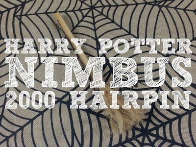 Harry Potter Nimbus 2000 Hairpin Craft for Kids!