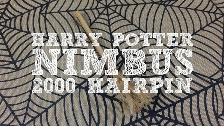 Harry Potter Nimbus 2000 Hairpin Craft for Kids!