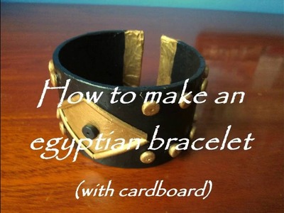 How to make an egyptian bracelet. (TUTORIAL)