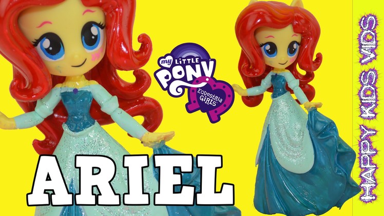 My Little Pony Fluttershy Disney Princess Little Mermaid Ariel Custom Makeover DIY mermaid