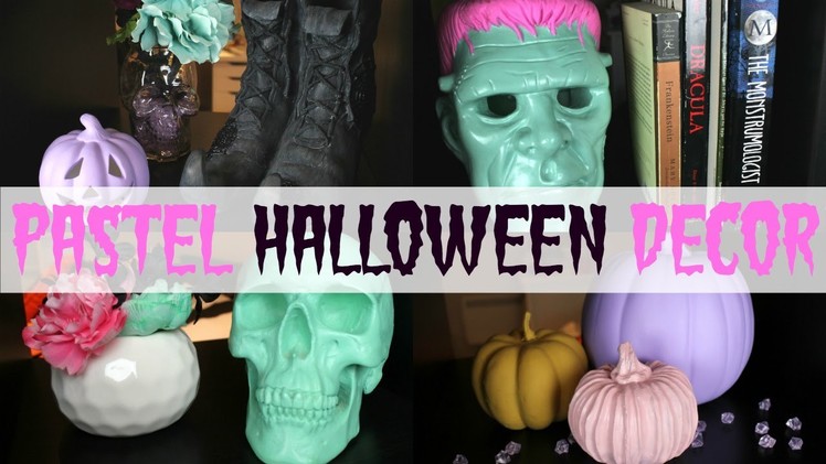 Pastel Halloween Decor DIYS | Halloween Craft Series 2016 #3 | Serena Bee Creative