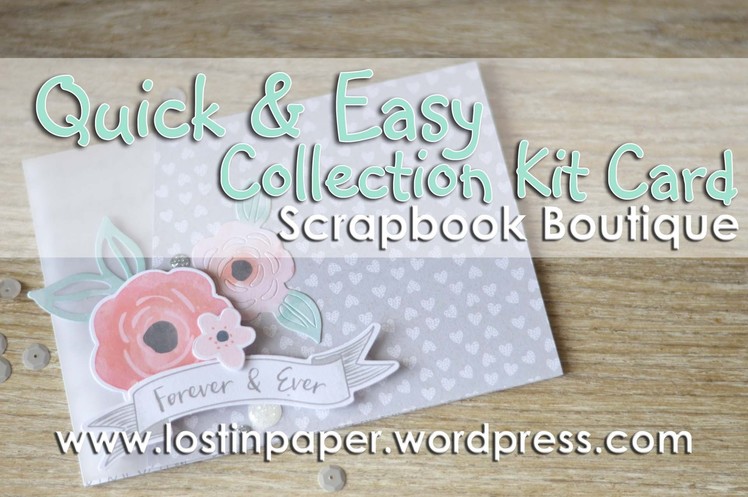 Quick & Easy Collection Kit Card -  Cocoa Vanilla Studio and Scrapbook Boutique!