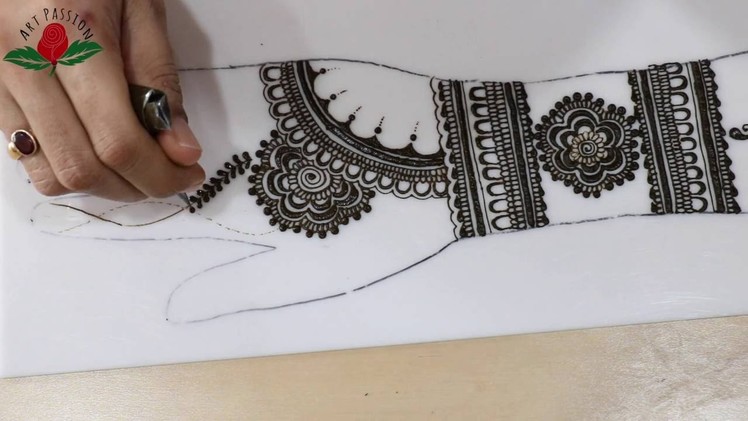 Tutorial 14 : layout and design tips and same layout part 1 : simple stylish mehendi design