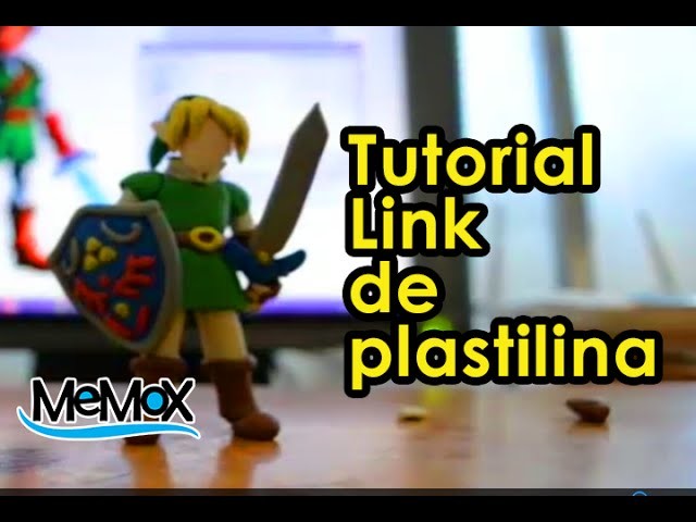 Tutorial plastilina- Como hacer a Link de Legend of Zelda figura de plasticine.How to make