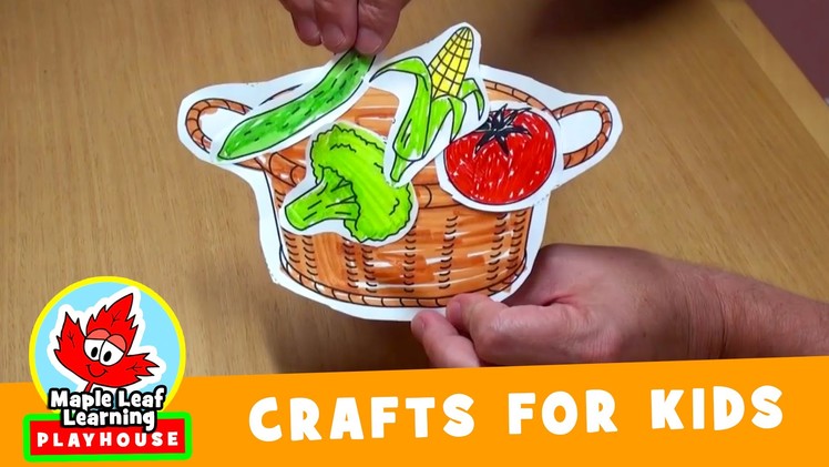 Vegetable Craft for Kids | Maple Leaf Learning Playhouse