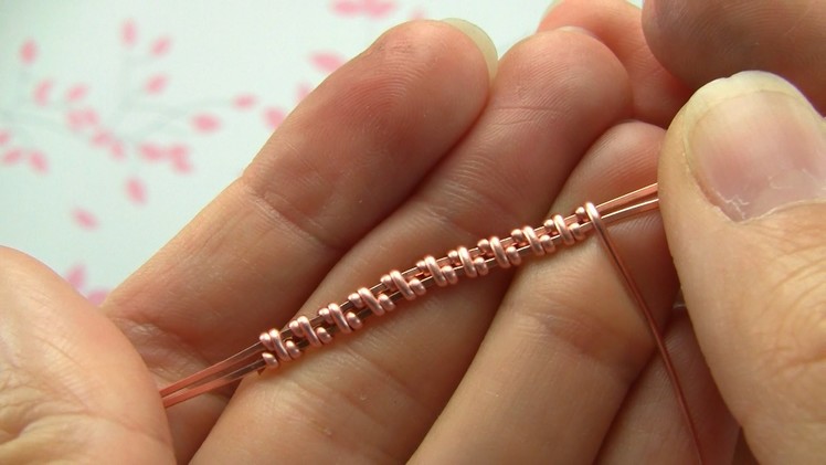 Weaving with Half Round Wire, wire wrapping tutorial