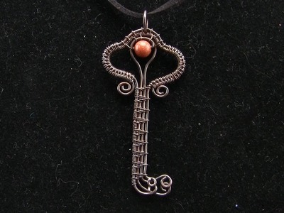 Wire Wrapped Key Pendant Tutorial