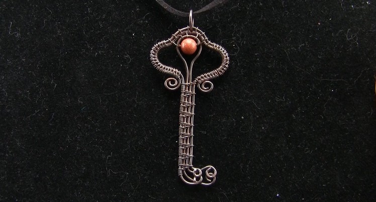Wire Wrapped Key Pendant Tutorial
