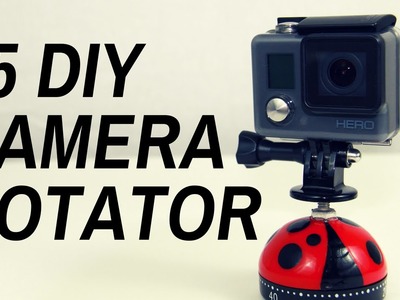 $5 DIY Camera Rotator - How To Build A 360 Degree Time Lapse Rotator