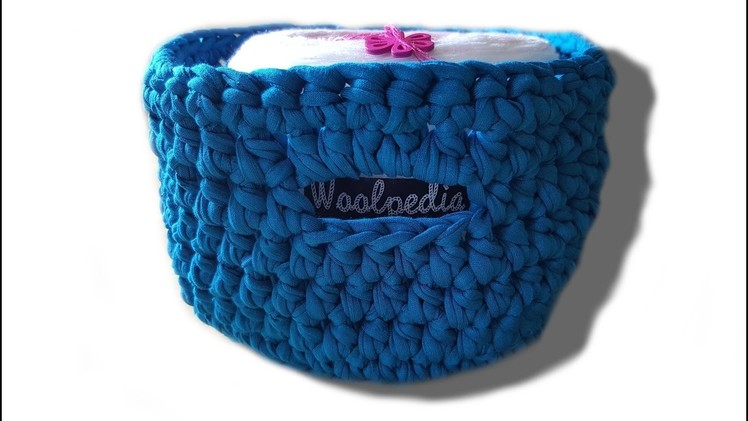 Basket crochet pattern - ©Wolleule Alex