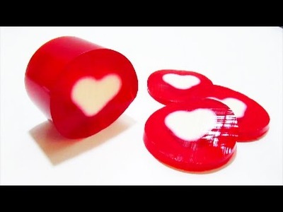 Como hacer gelatina Corazón Hazlo tu mismo! Dia de la madre especial ❤❤❤