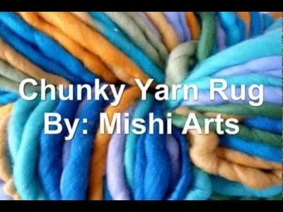 Crochet Chunky Yarn Rug