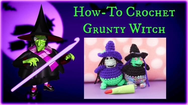 Crochet Grunty Witch Plushie Tutorial (DIY)