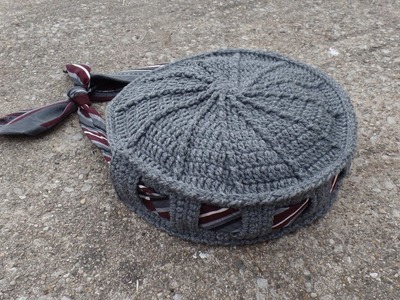 CROCHET How To #Crochet Tie or Belt Handbag Purse TUTORIAL #340