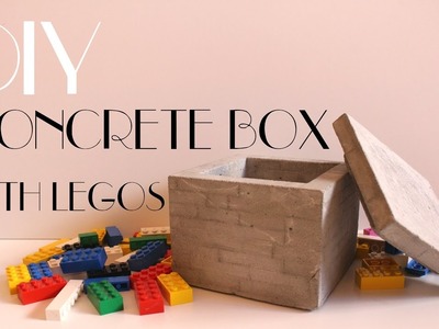 DIY - Concrete Box with Legos
