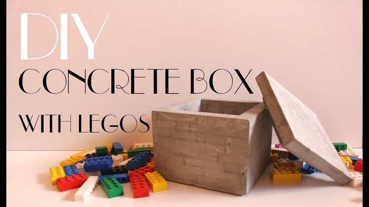 DIY - Concrete Box with Legos