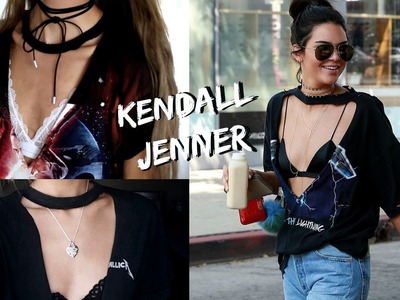 DIY Distressed T-Shirt | Kendall Jenner Inspired