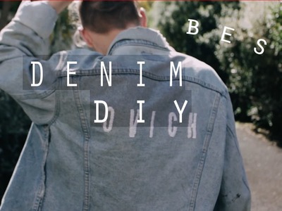 DIY Embroidered LEVI'S Vintage Denim Jacket | Men's Fashion | Zac Macfarlane