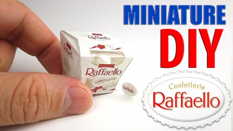 DIY Ferrero Raffaello Candy Box Miniature