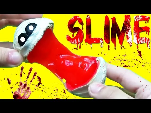 DIY HALLOWEEN Slime | DIY MUMMY MONSTER SLIME!
