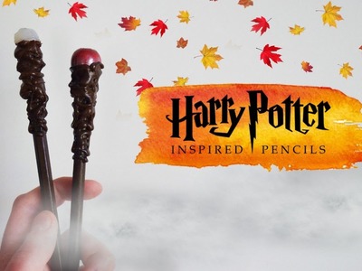 DIY: Harry Potter inspired pencil wands