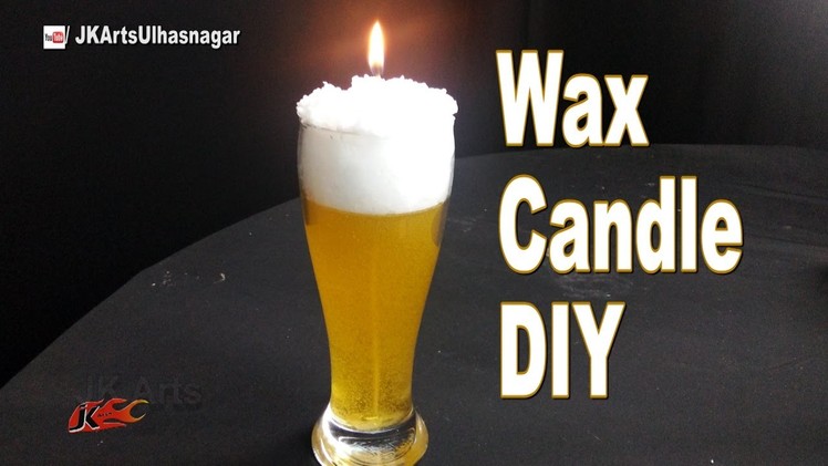 DIY  How to Make Gel Candle | Beer Glass candle Gift Idea | JK Arts 1099