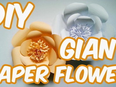 DIY - How To Make Giant Paper Flower | Kako napraviti veliki cvet od papira