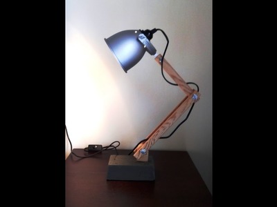 DIY industrial bedside lamp how to Simply Make it