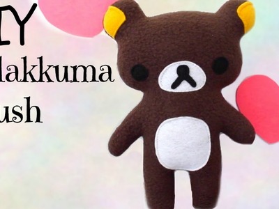 DIY Kawaii Rilakkuma Plush Teddy Bear Toy Sewing Tutorial- How To Make Stuffed Animal & Giveaway
