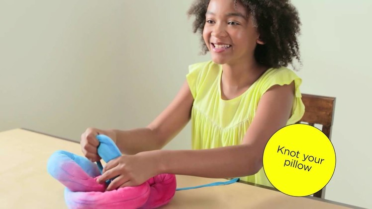 DIY Knot Pillow by Creativity for Kids