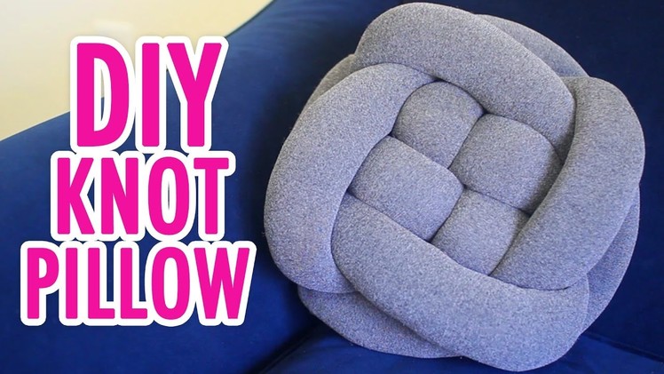 DIY Knot Pillow - HGTV Handmade