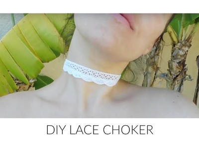 DIY Lace Choker