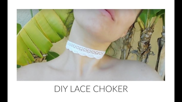 DIY Lace Choker