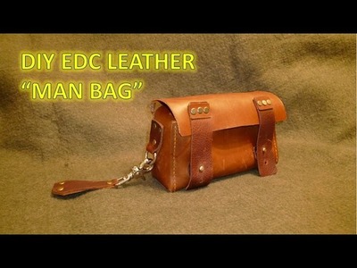 DIY Leather Survival EDC Man Bag 2.0