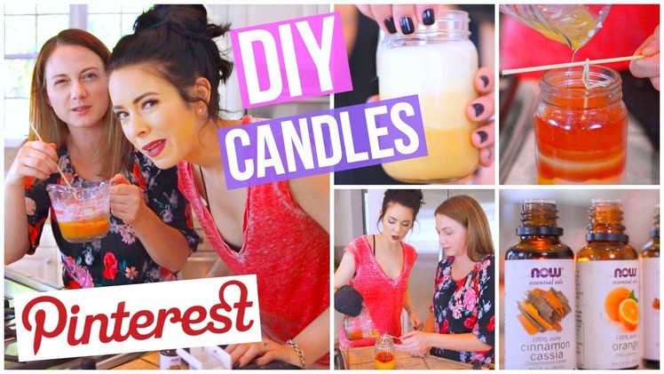 DIY Pinterest Inspired Fall Candles TESTED!