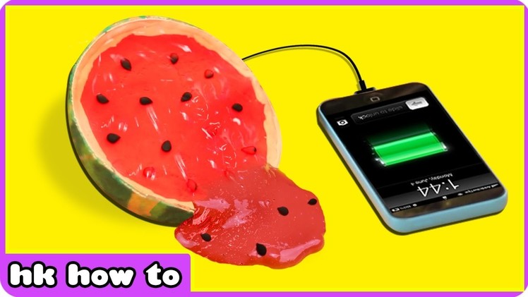 DIY Watermelon Phone Charger!