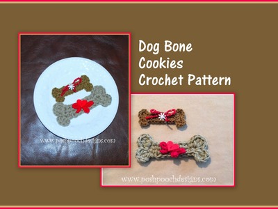Dog Bone Cookies Crochet Pattern