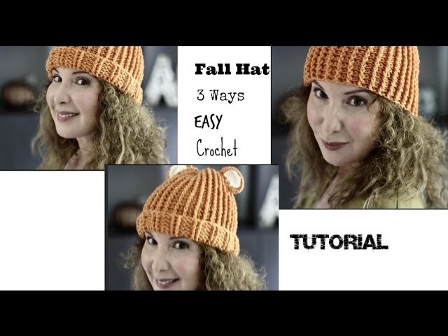 Easy 3 hats in one Crochet Tutorial