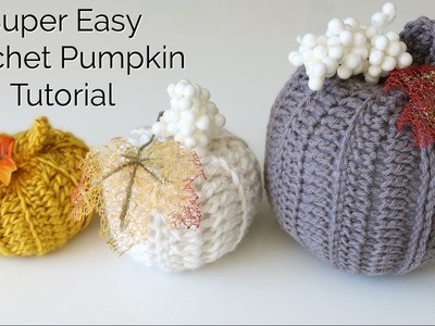 Easy Crochet Pumpkin Tutorial
