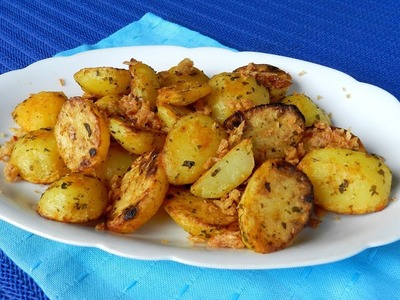 EASY ROAST POTATO How To Make Roasted Potatoes With Crispy Onion Recipe Video