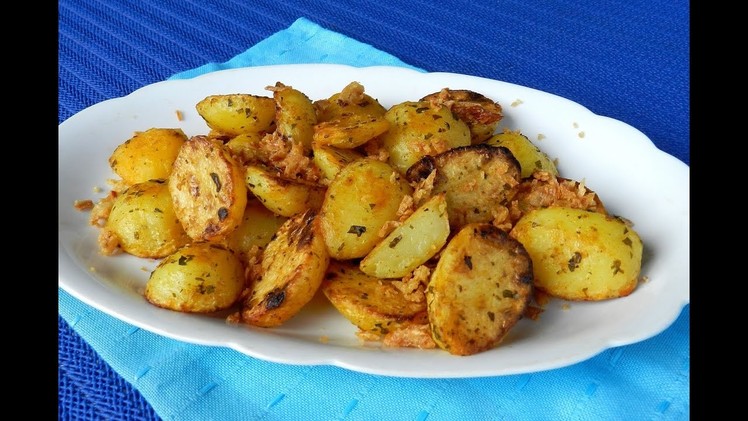 EASY ROAST POTATO How To Make Roasted Potatoes With Crispy Onion Recipe Video