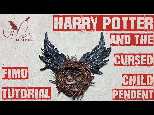 Fimo Tutorial DIY - Harry Potter and the Cursed Child  Pendent