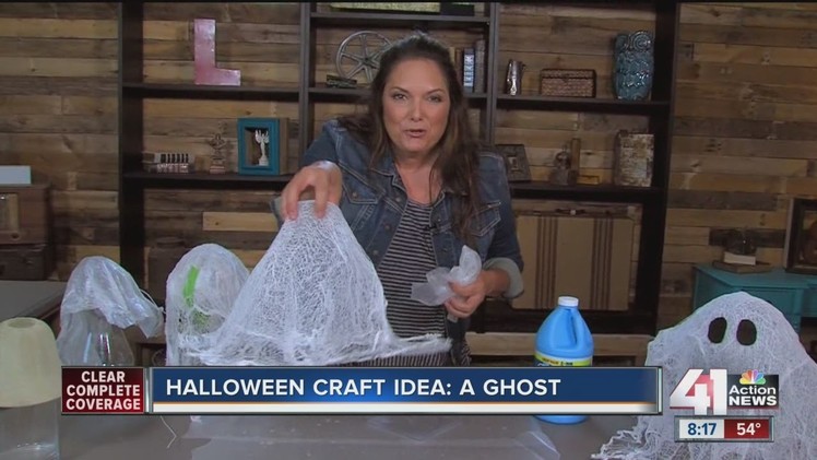 Halloween craft idea: How to make a ghost
