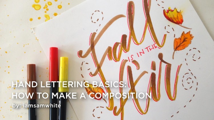Hand Lettering Basics: How to Make a Composition