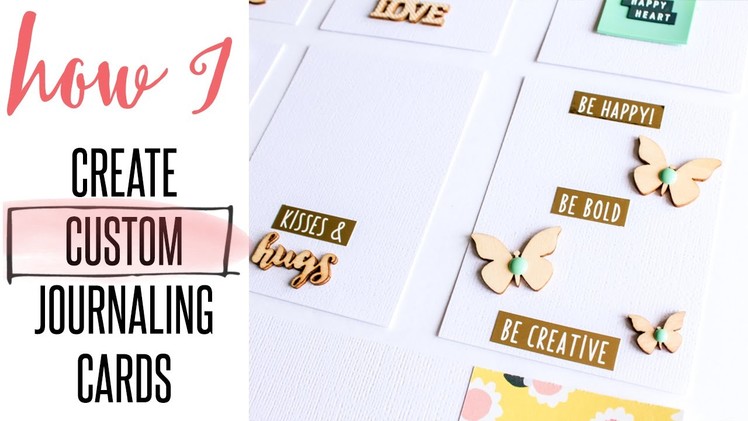 How I Create Custom Project Life Journaling Cards Using Kit Leftovers