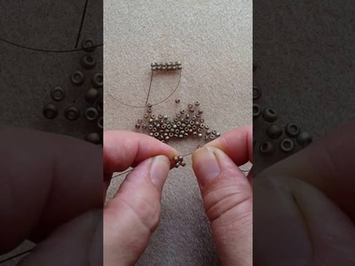 How to bead - ladder stitch