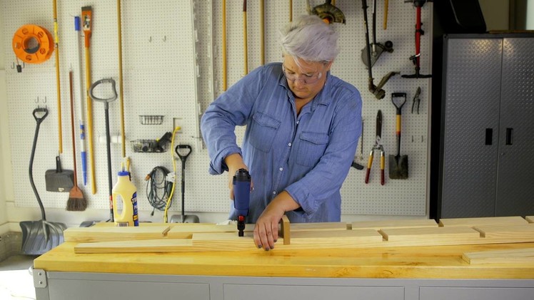 How to Build a Ladder Shelf with your Campbell Hausfeld Air Compressor