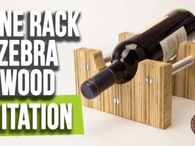 How to build a Wine Rack | Zebrano Wood Imitation | DIY | Interio Workshop